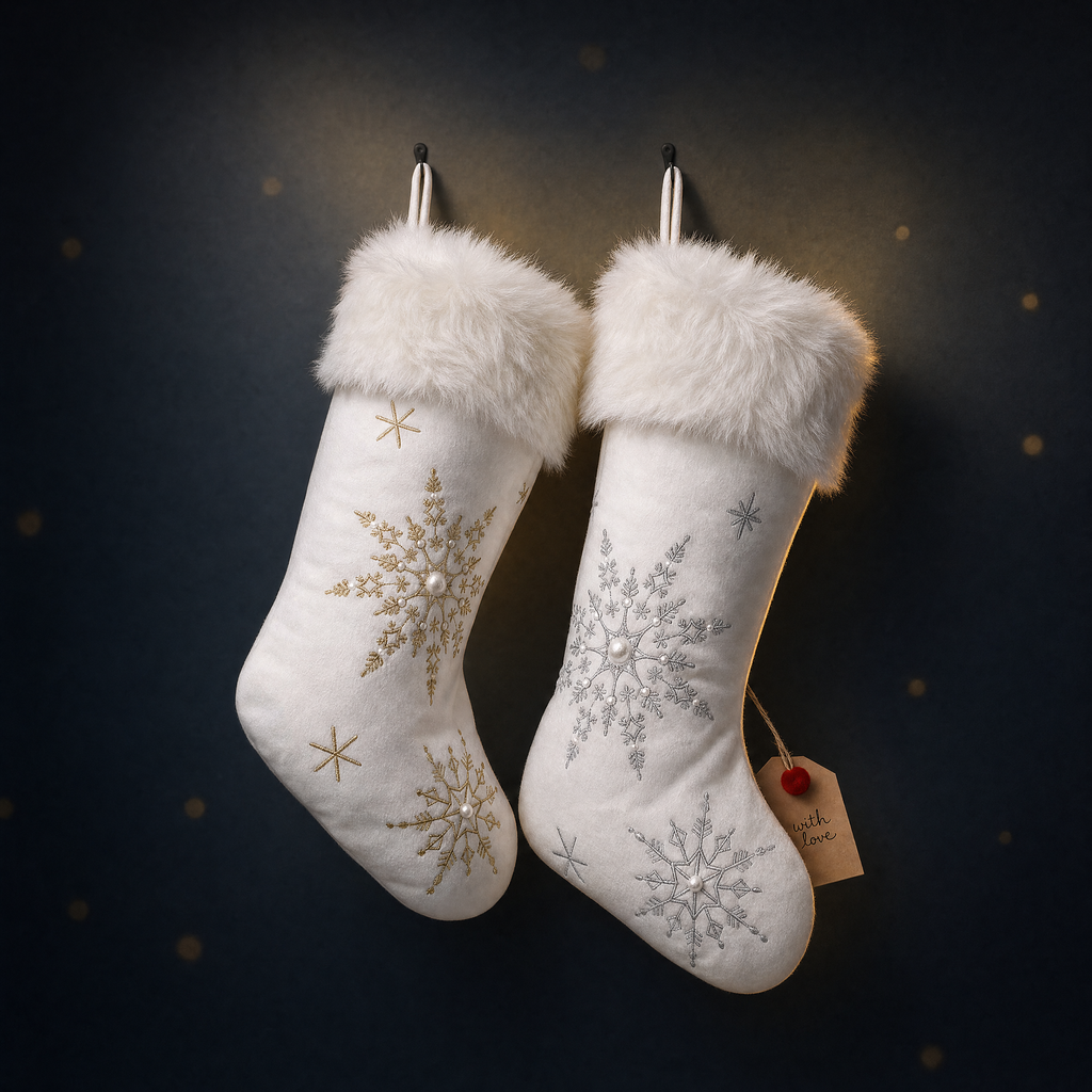 Snowflake Christmas Stocking